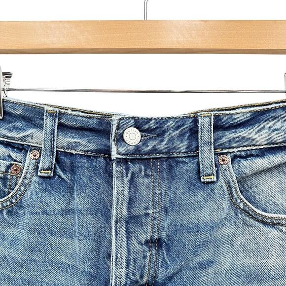 Boyish Cody High Rise Cut Off Rigid Denim Shorts size 29 - Picture 3 of 6